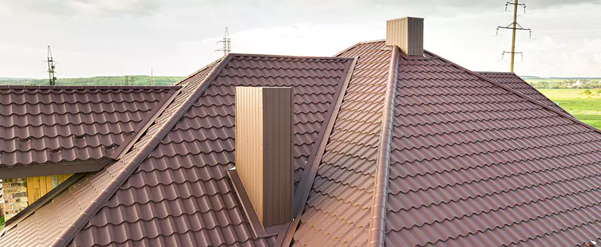 Residential Chimney Flashing Restoration in Reston, VA