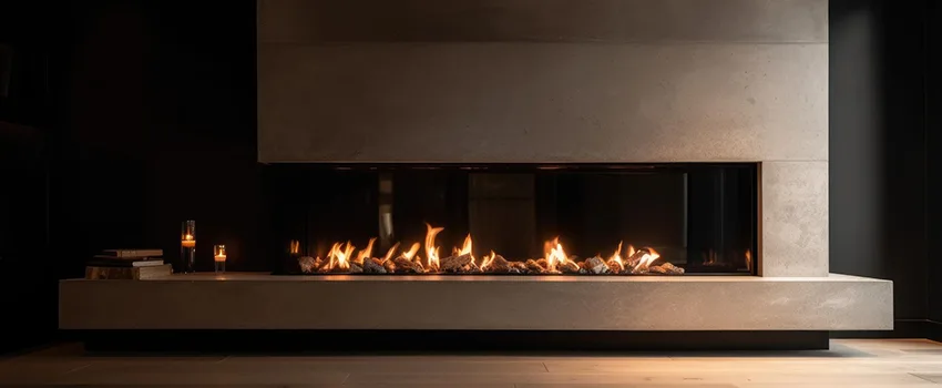 Gas Fireplace Ember Bed Design Services in Reston, Virginia