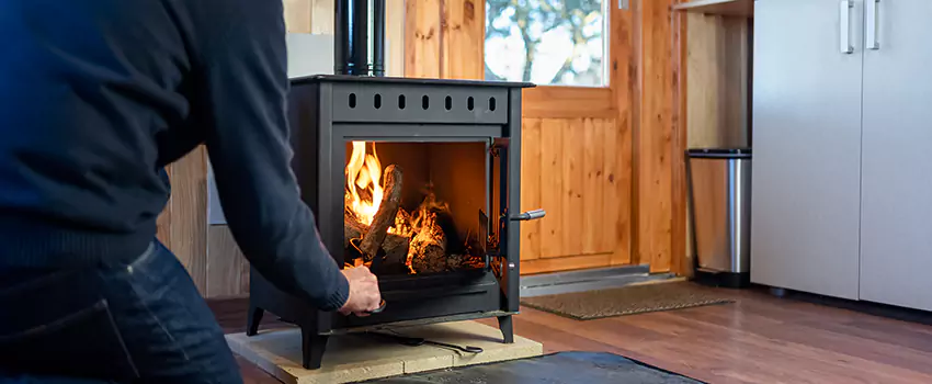Open Hearth Wood Fireplace Installation in Reston, VA