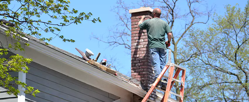 Vinyl and PVC Chimney Flashing Installation in Reston, VA