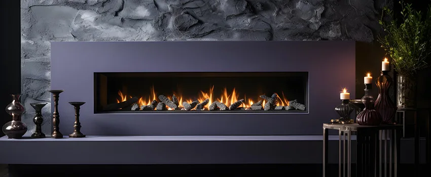 Ember Bed for Ventless Gas Fireplace in Reston, VA