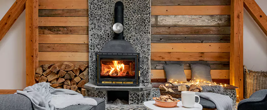 Thelin Hearth Products Direct Vent Gas Stove Fireplace Inspection in Reston, Virginia